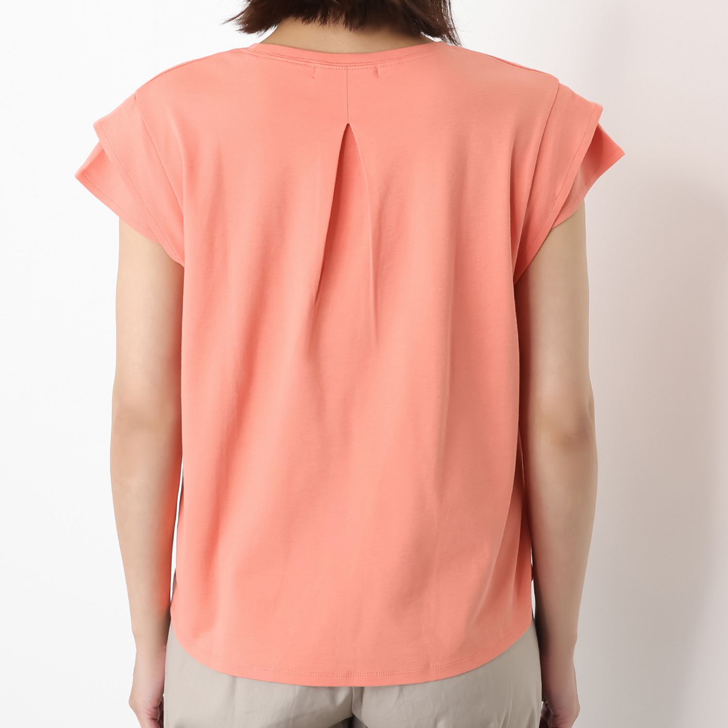 ウタオ 多機能 シルケット加工 フレンチスリーブ プルオーバー