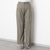 ウタオ フレンチリネン混 ストレッチ ストレートパンツ