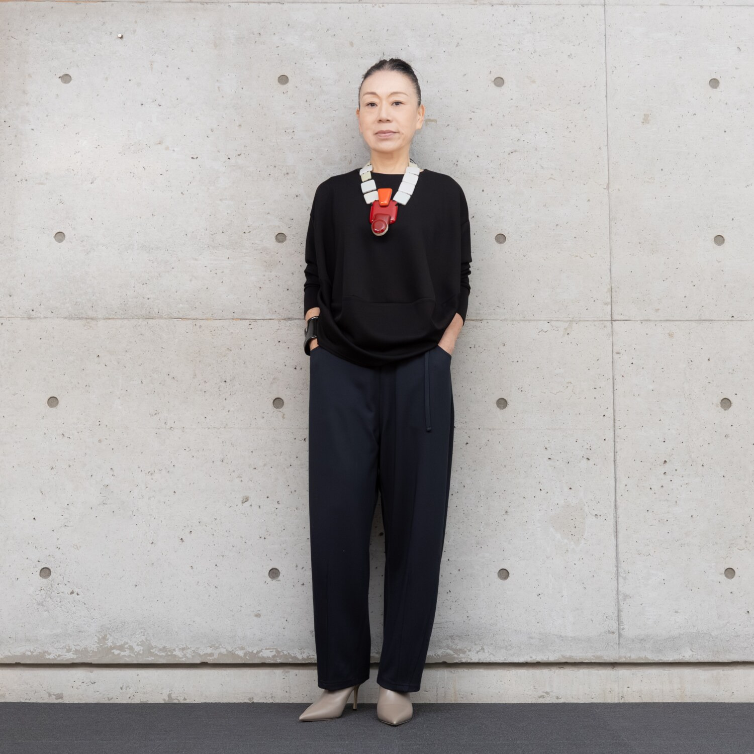 ヒロコ　デシネール ふんわりまとう バレルシルエット プルオーバー