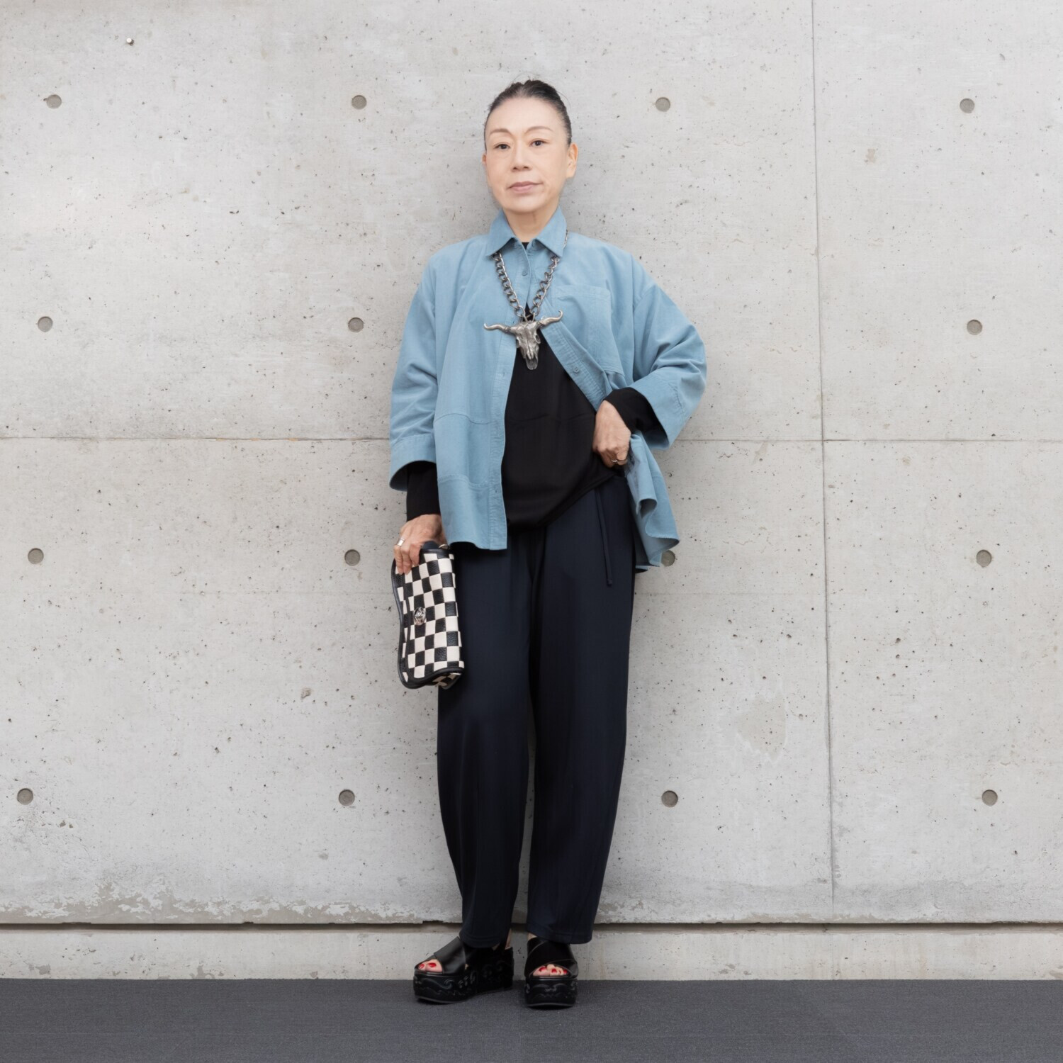 ヒロコ　デシネール ふんわりまとう バレルシルエット プルオーバー