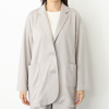 ヒロコ　デシネール なめらかスムースでつくる バレルシルエット ふんわり羽織る 大人のテーラード カーディガンジャケット