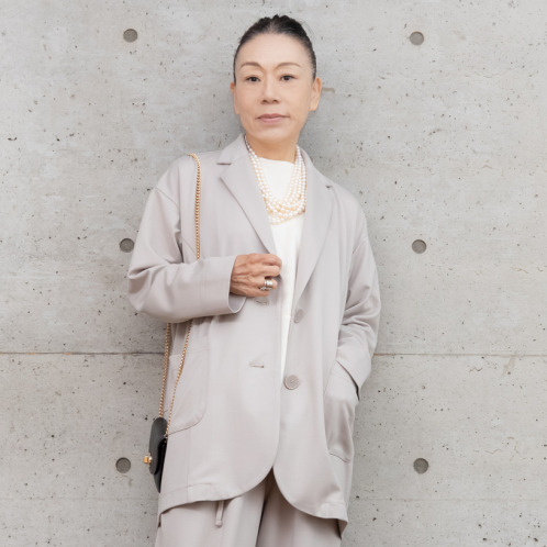 ヒロコ　デシネール なめらかスムースでつくる バレルシルエット ふんわり羽織る 大人のテーラード カーディガンジャケット