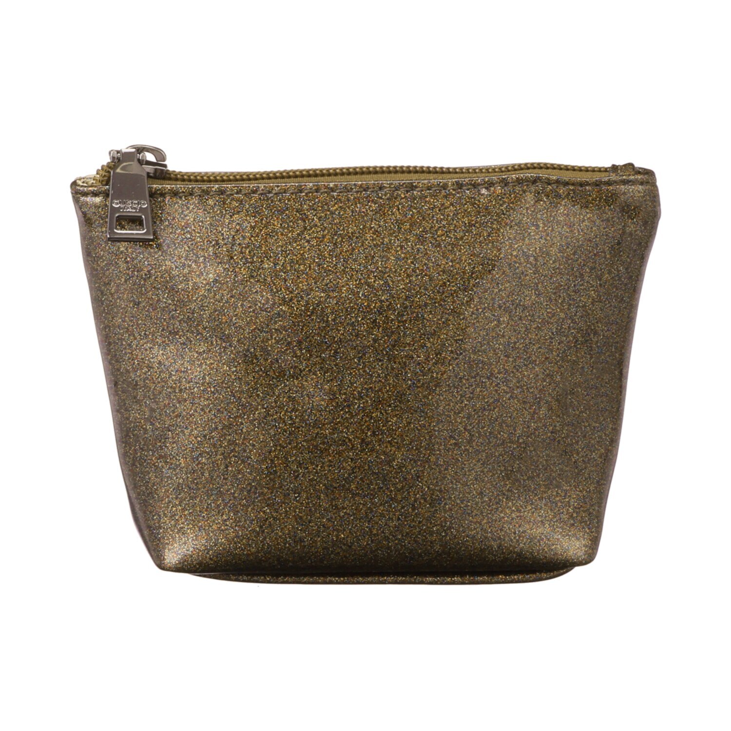 グッシオイタリー はっ水　レザータッチ ２ウェイフリル ミニショルダーバッグ ＜ラメポーチ付＞