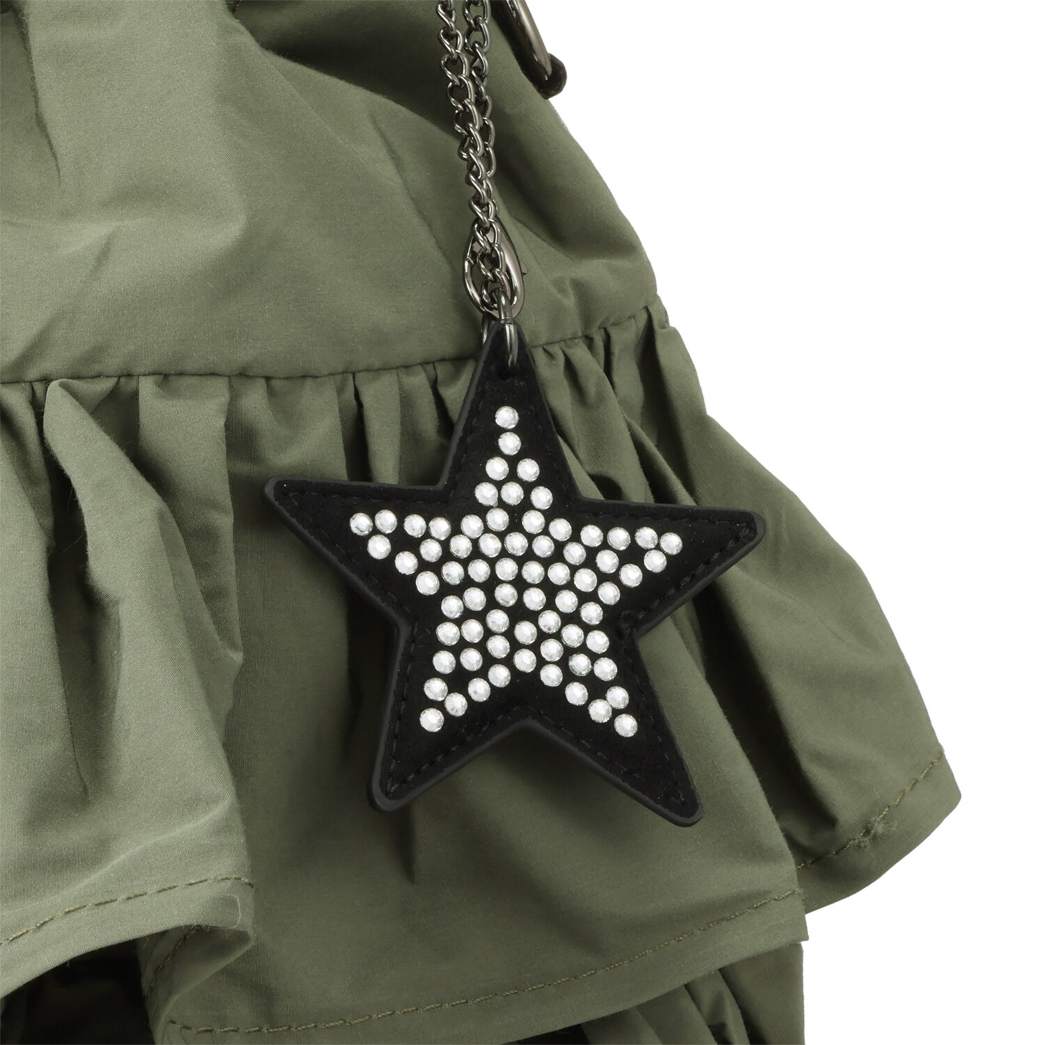 グッシオイタリー ２ウェイフリル巾着 ミニショルダーバッグ ＜星形チャーム付＞