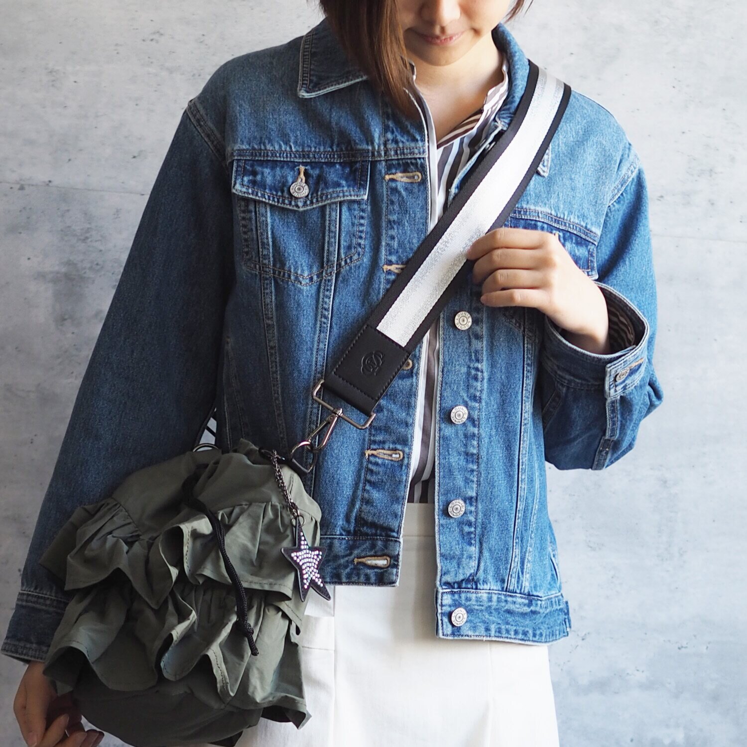 グッシオイタリー コーディネイトを より楽しく！ ショルダーベルト ２柄セット