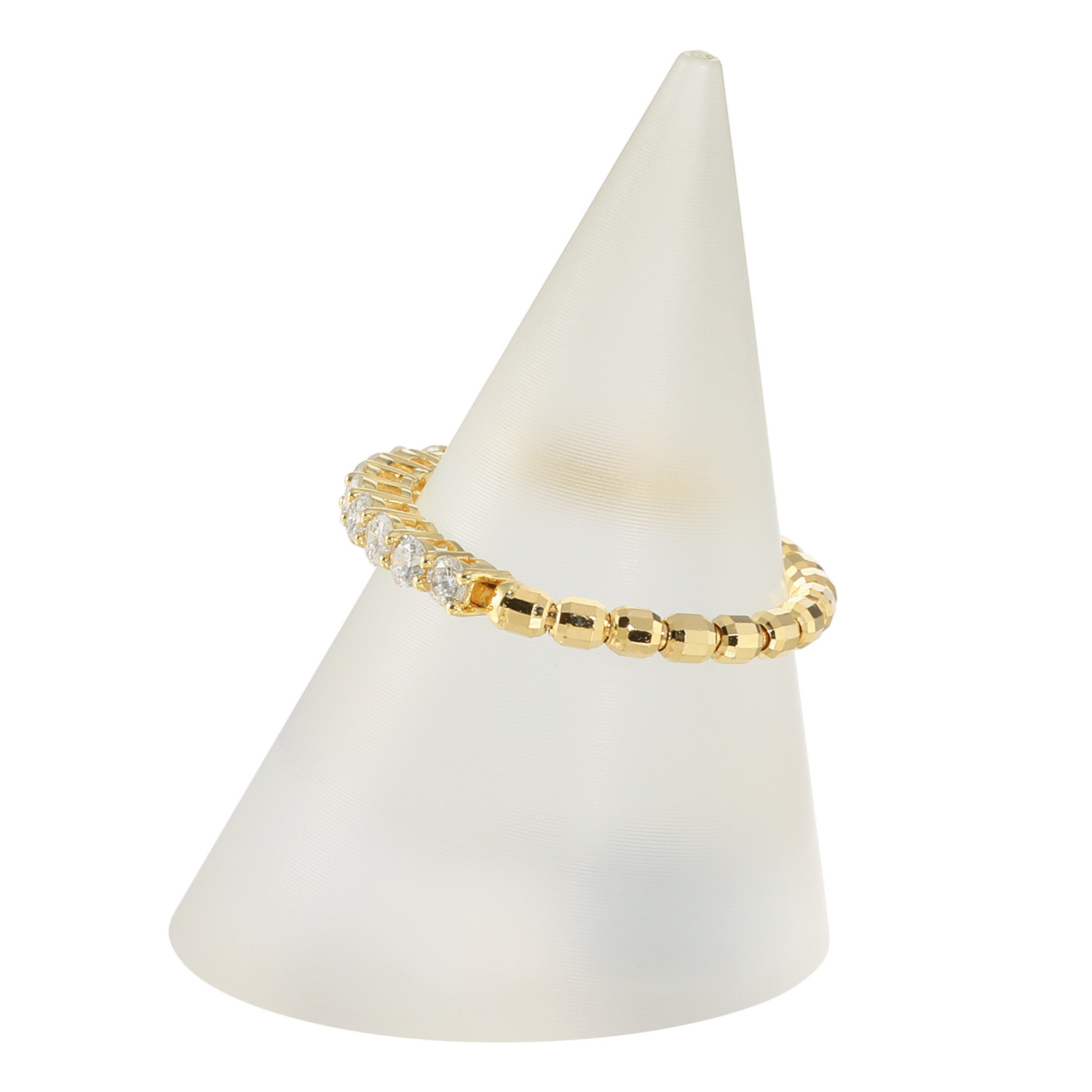 ディーラリエ ０．３カラットＵＰ ダイヤモンド ディーエラスティック ハーフエタニティリング