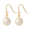プレミアムパール 泉州の職人技 ９ｍｍＵＰ　貝パール スウィング イヤリング／ピアス