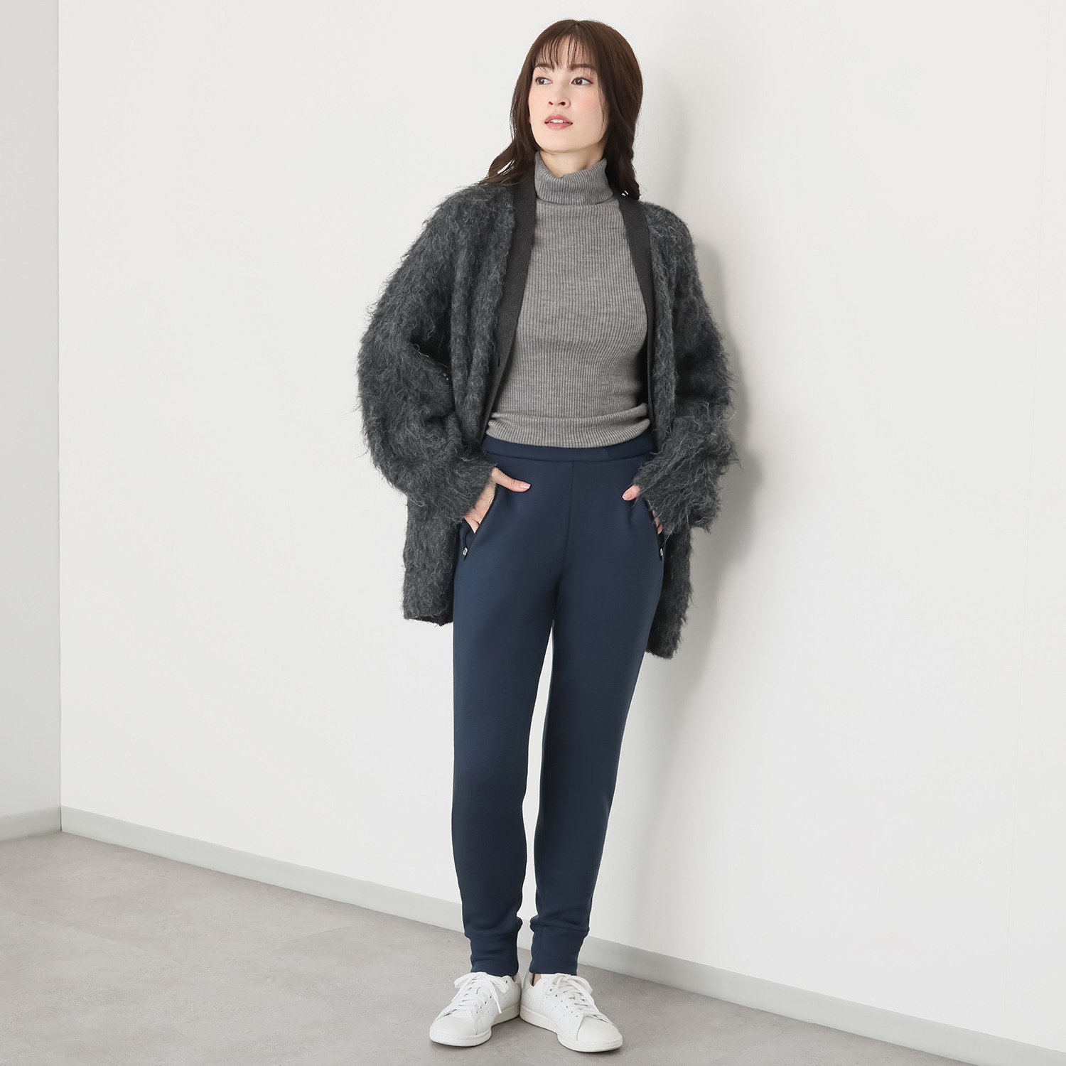 ピーツー 純日本製 ピーツー史上一番の暖かさ もこもこ裏起毛 ジョガーパンツ ＜ユニセックス＞