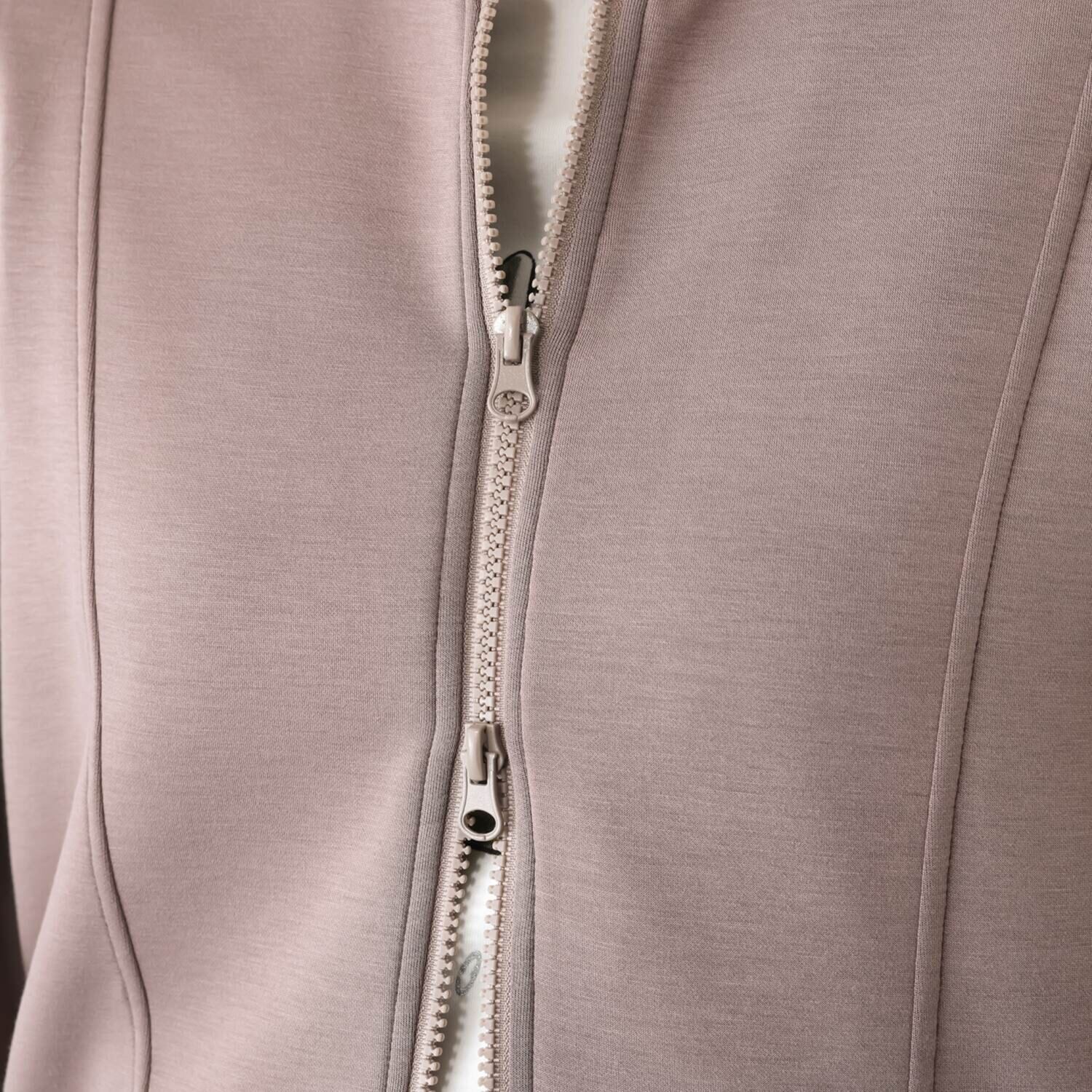 ゼラールスポーツ 新鮮シルエット！ ファインループジャージー ラウンドフォルム ライダースジャケット