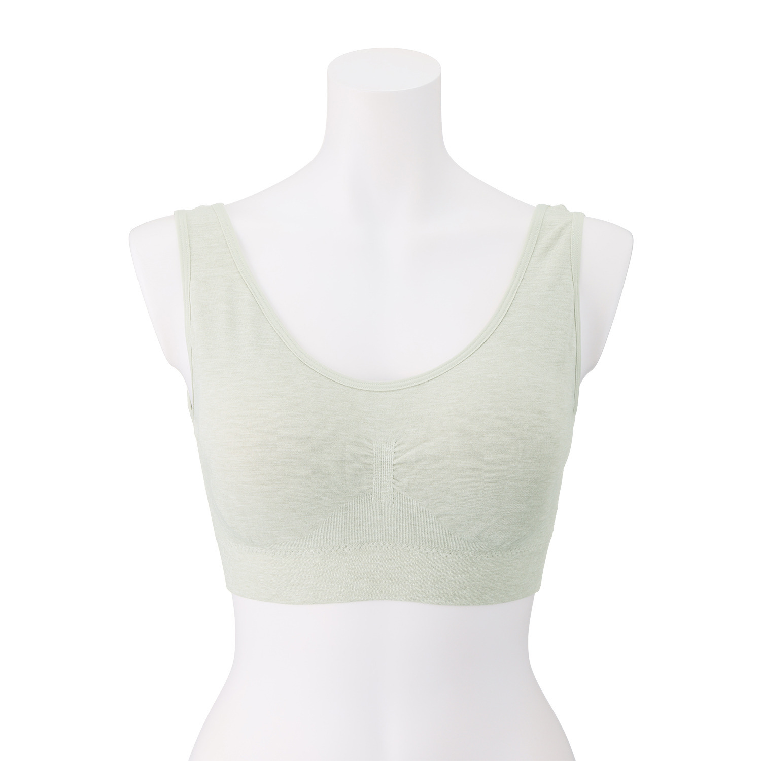 おしり家 サイズ選び不要！ Ｓ〜３Ｌサイズまで着用可 分離型パット付 ここちワンフィットブラ