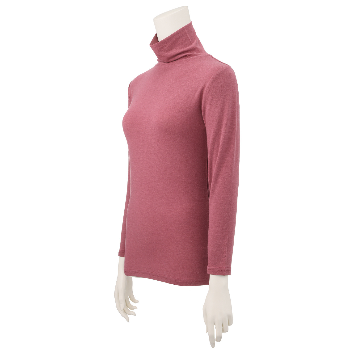 ジュエル 至福の柔らかさ ヒアルロン酸加工　Ｗ重ね タートルネック２枚組