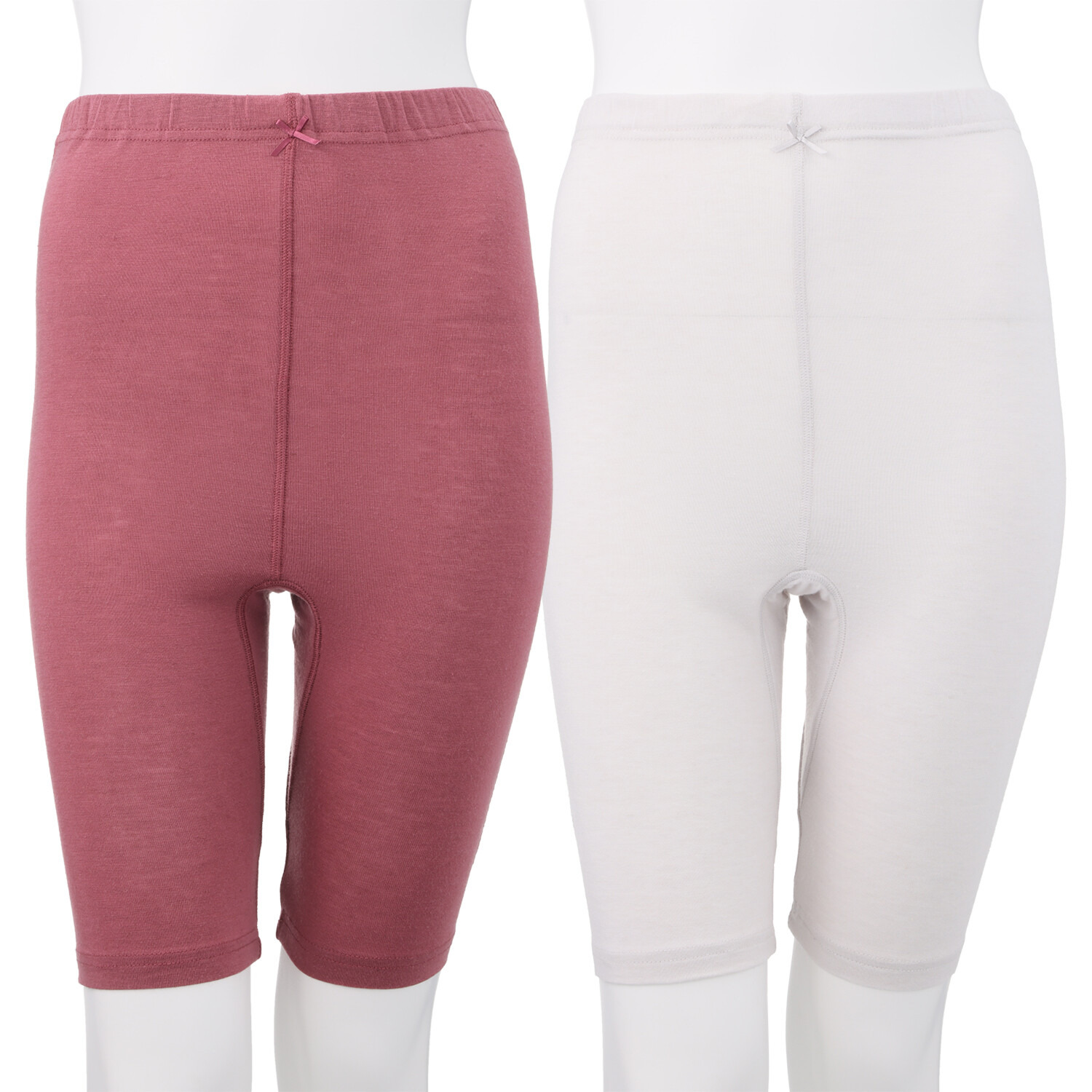 ジュエル 至福の柔らかさ ヒアルロン酸加工　Ｗ重ね 五分丈ボトム２枚組