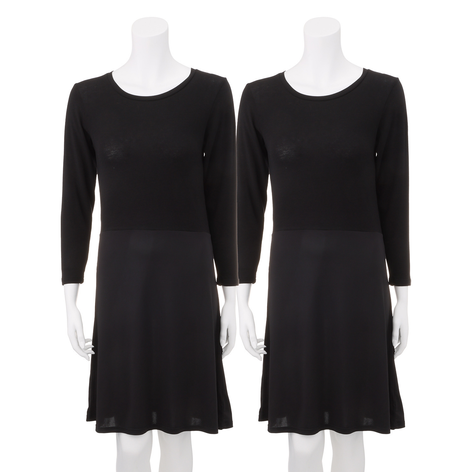 ジュエル 至福の柔らかさ ヒアルロン酸加工　Ｗ重ね ロングスリップ同色２枚組