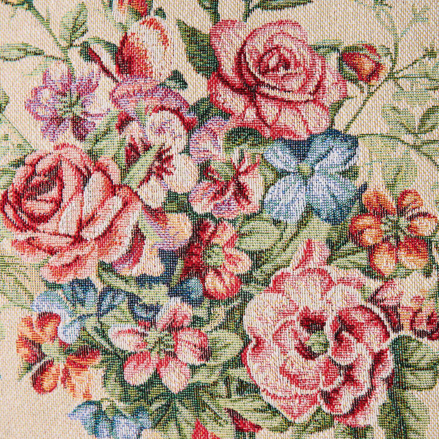 リバーシブル ゴブラン織クッション ２色組