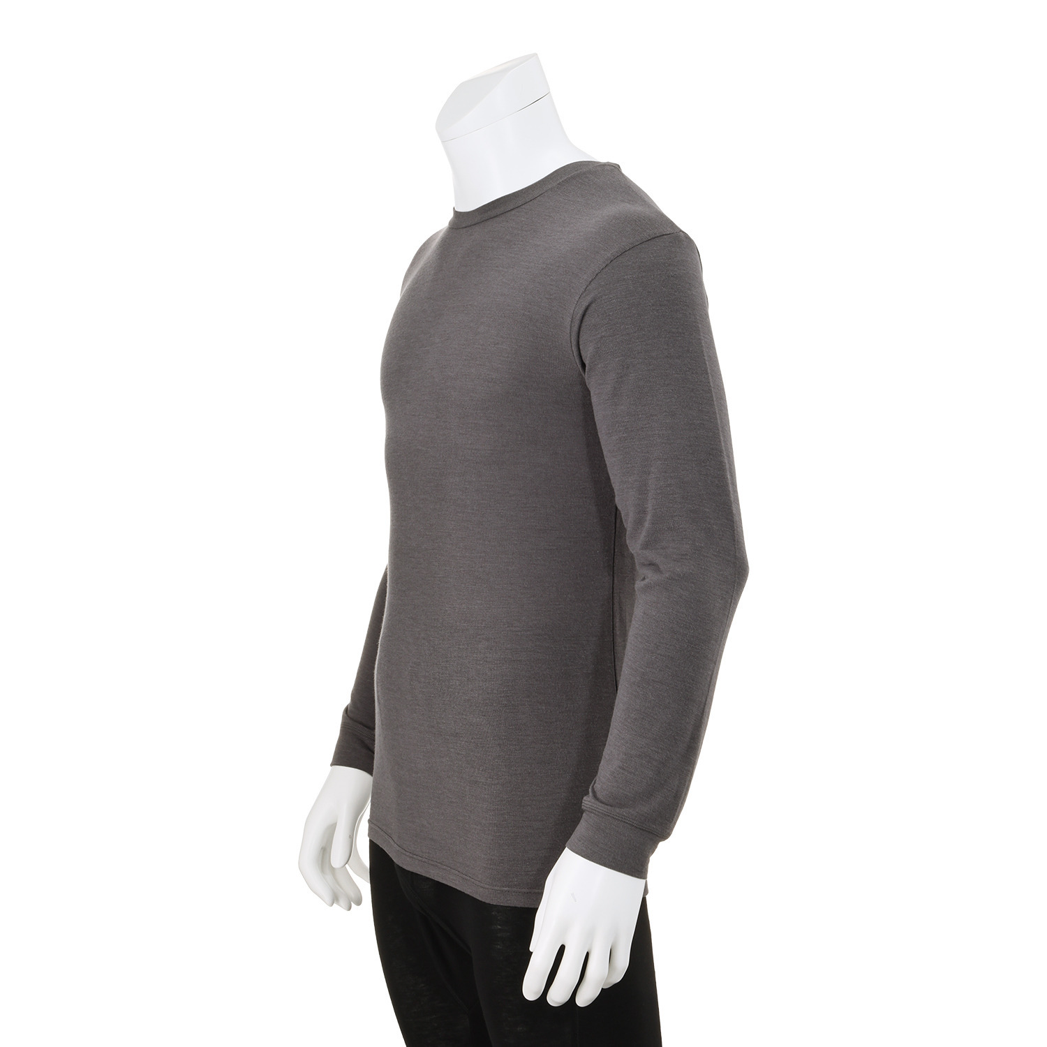 ジュエル 至福の柔らかさ ヒアルロン酸加工　Ｗ重ね 長袖インナー２枚組 ＜メンズ＞