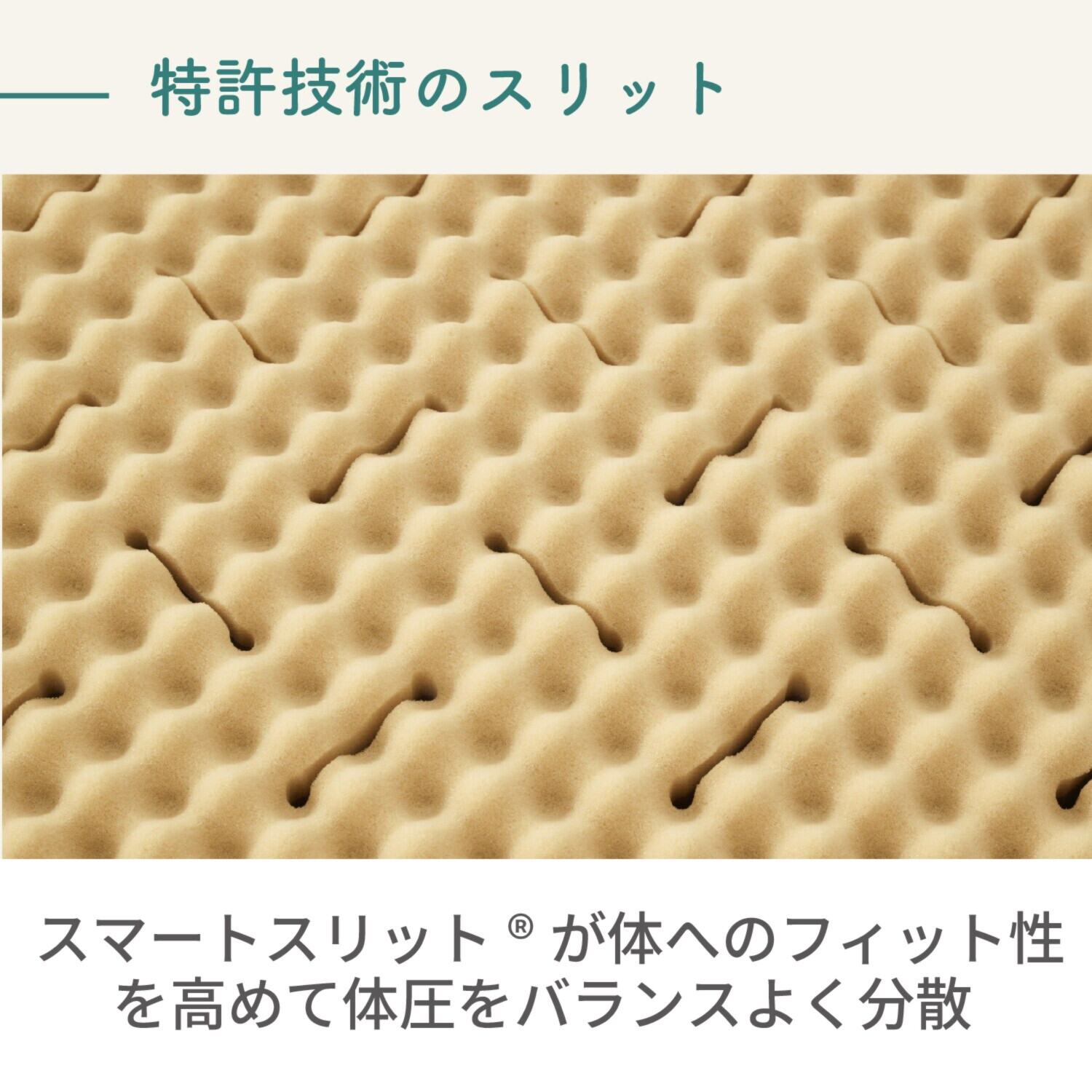 ｎｉｓｈｉｋａｗａ ２０ｃｍの厚みと 点で支える スヤラ　ドッツ ベッドマットレス ＜２０ｃｍ厚・シングル＞