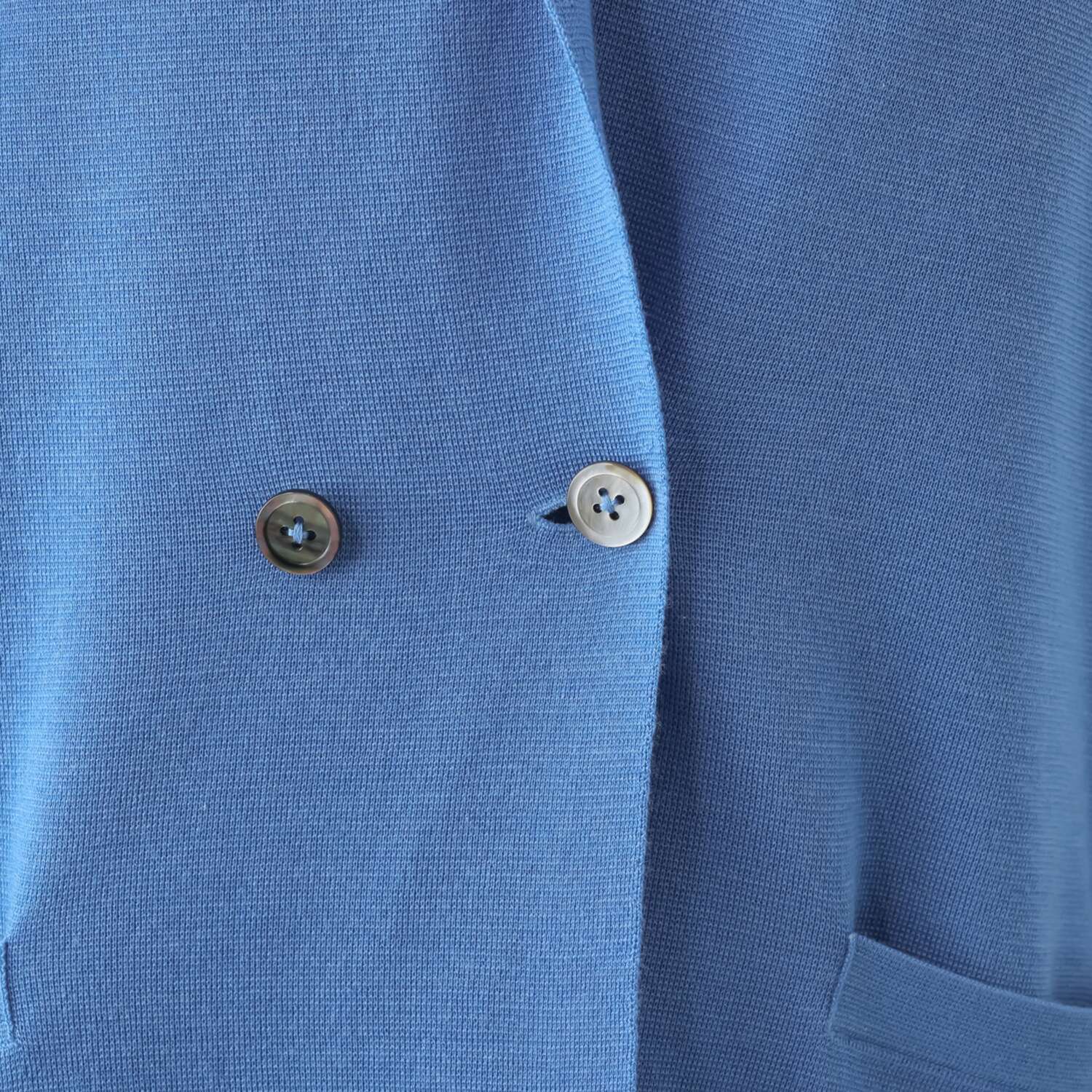 アズイズ　ビーマイセルフ バイ　ネイチャーズ ウールシルク ミラノリブ ライトジャケット