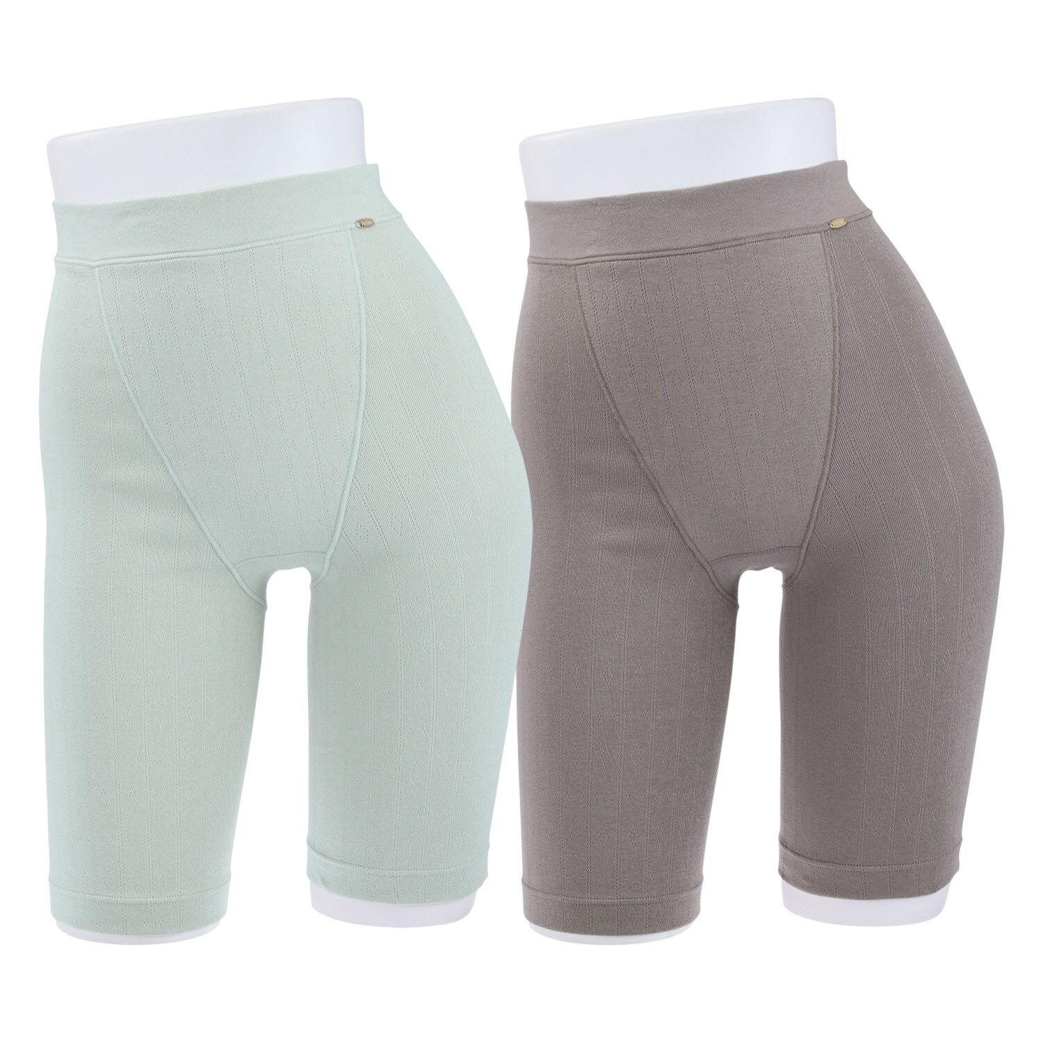 ヘ・エラ 抗菌防臭 コットン贅沢仕立て 深ばき五分丈ショーツ ２枚セット