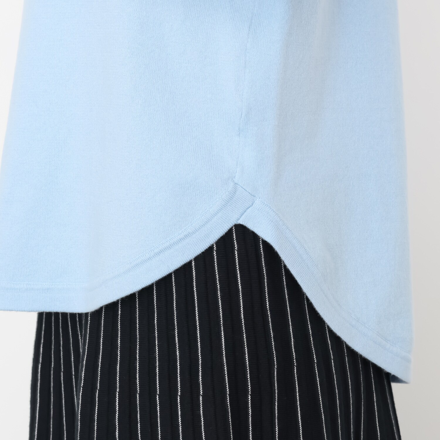 スピンブルー イタリアＭＴＢ社製 エーゲ海コットン混 襟付ニットシャツ