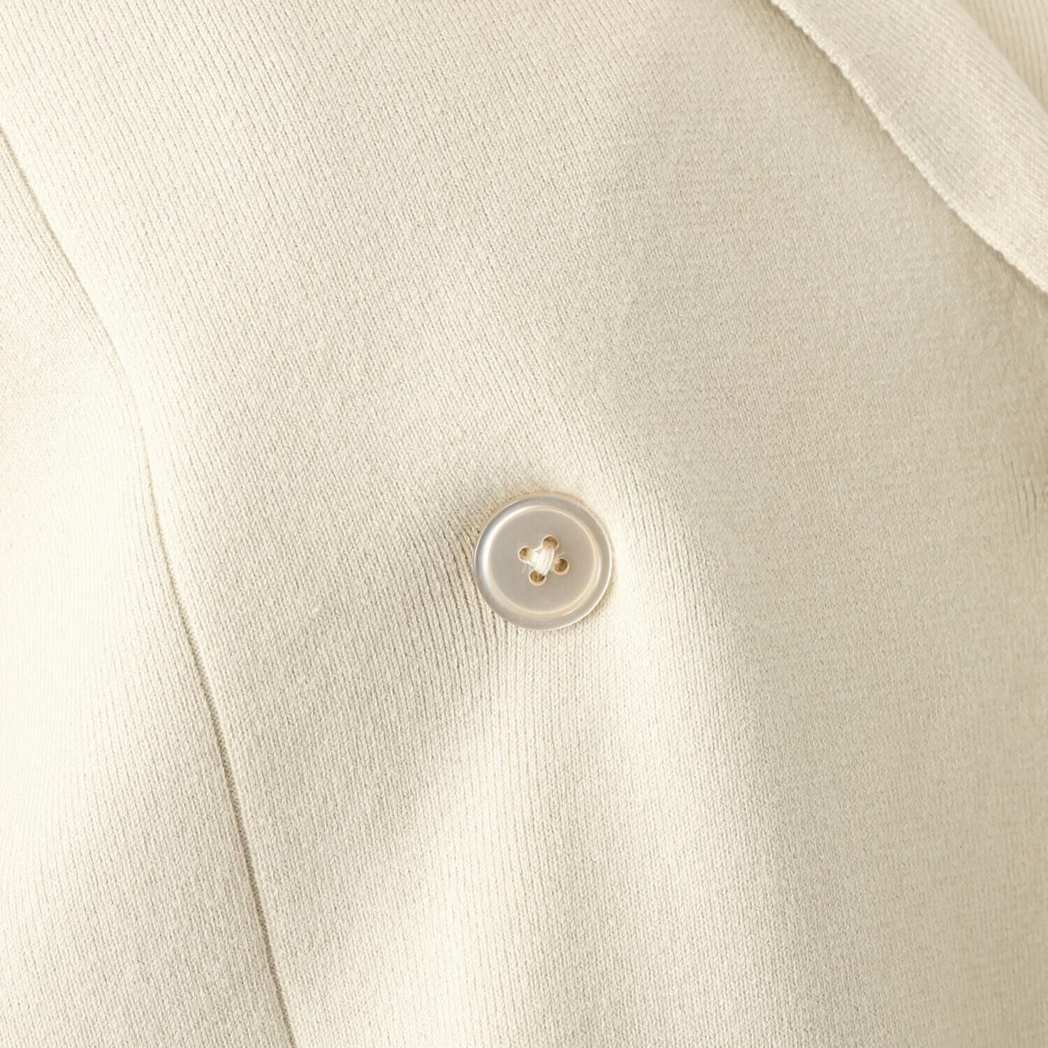 スピンブルー イタリアＭＴＢ社製 エーゲ海コットン混 ダブルブレスト ニットジャケット