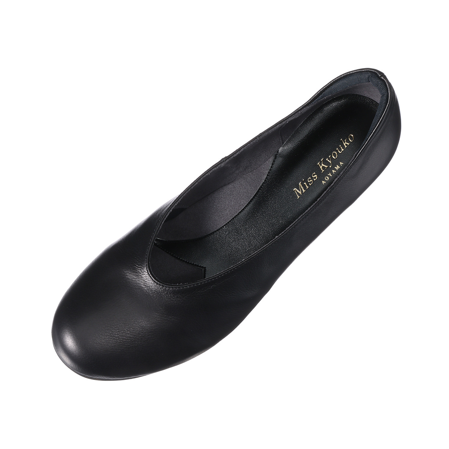 ミスキョウコ 日本製 はっ水ソフト牛革 エアリーパンプス