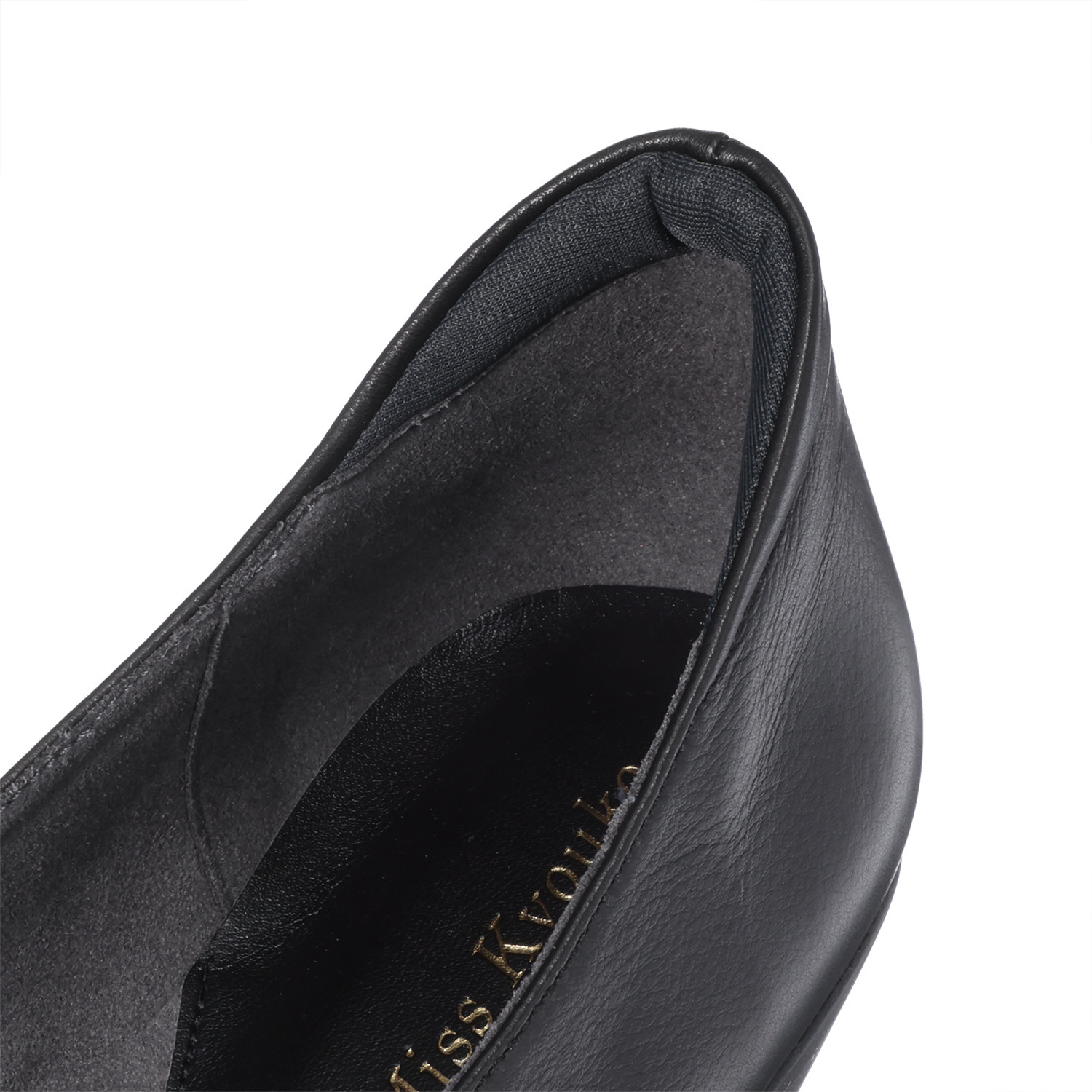 ミスキョウコ 日本製 はっ水ソフト牛革 エアリーパンプス