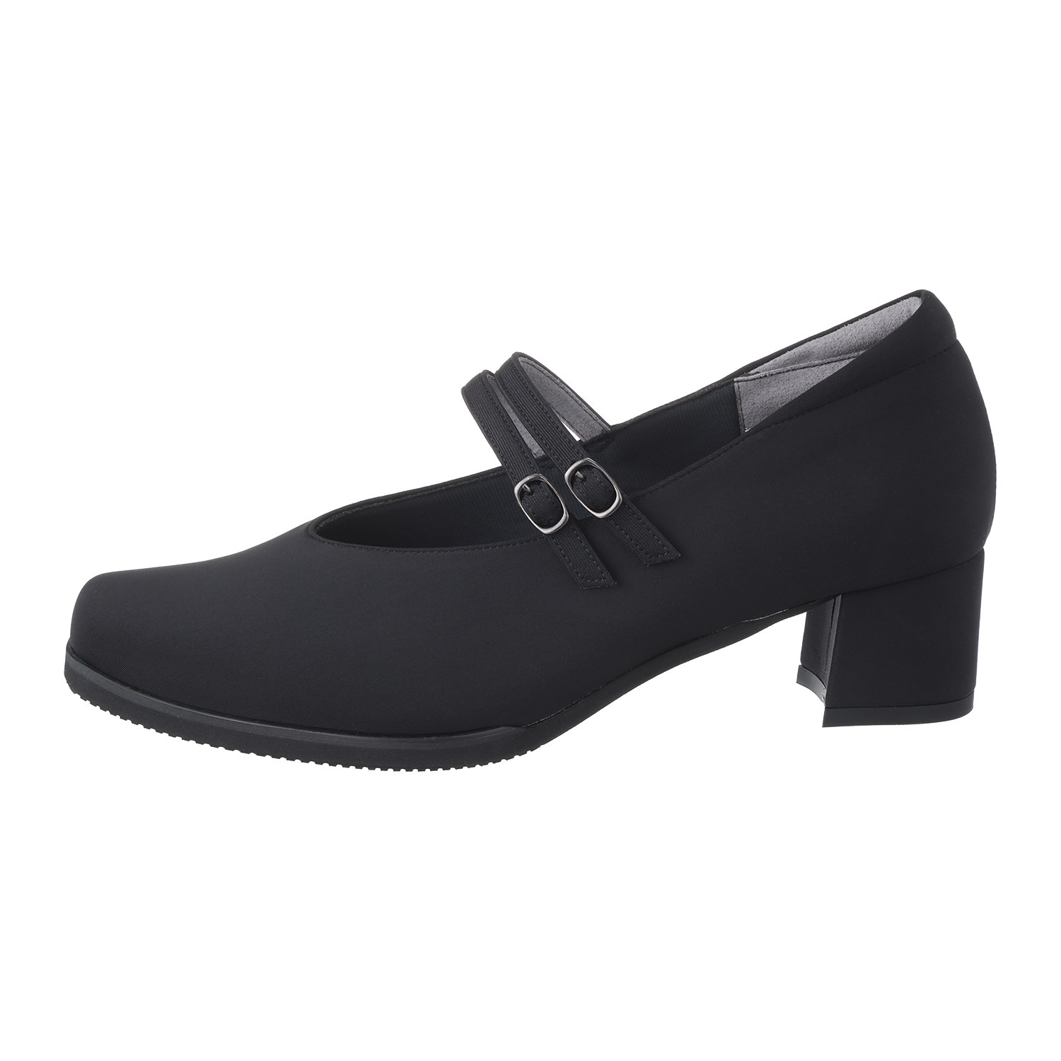 ミスキョウコ 日本製 はっ水 ダブルベルトパンプス