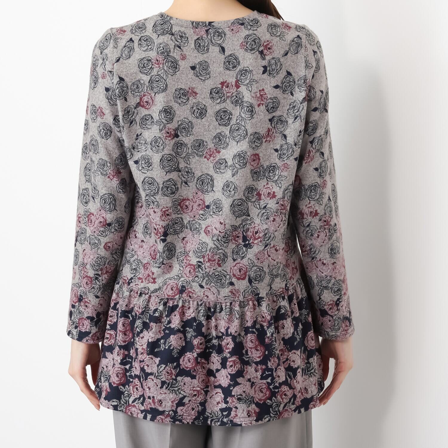 ダジュール フラワープリント チュニック