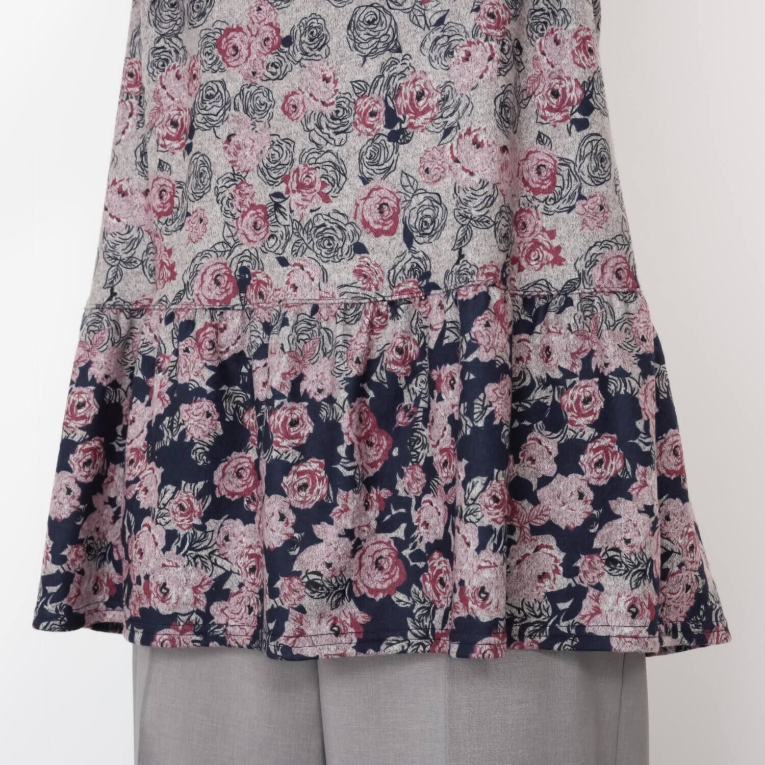 ダジュール フラワープリント チュニック