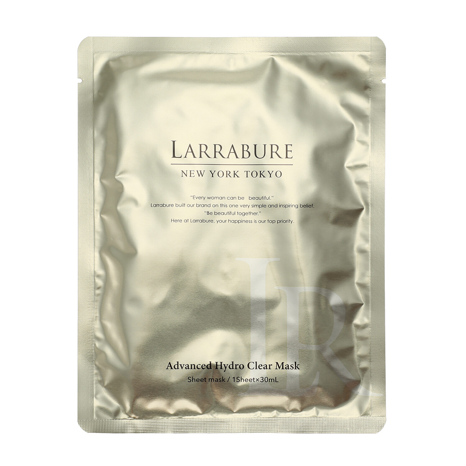 ララビュウ ハリ成分ＮＭＮ（ニコチン アミドモノヌクレオチド） ＆バクチオール配合！ ぷるぷる感覚シート アドバンスト　ハイドロ クリアマスク ２箱セット 