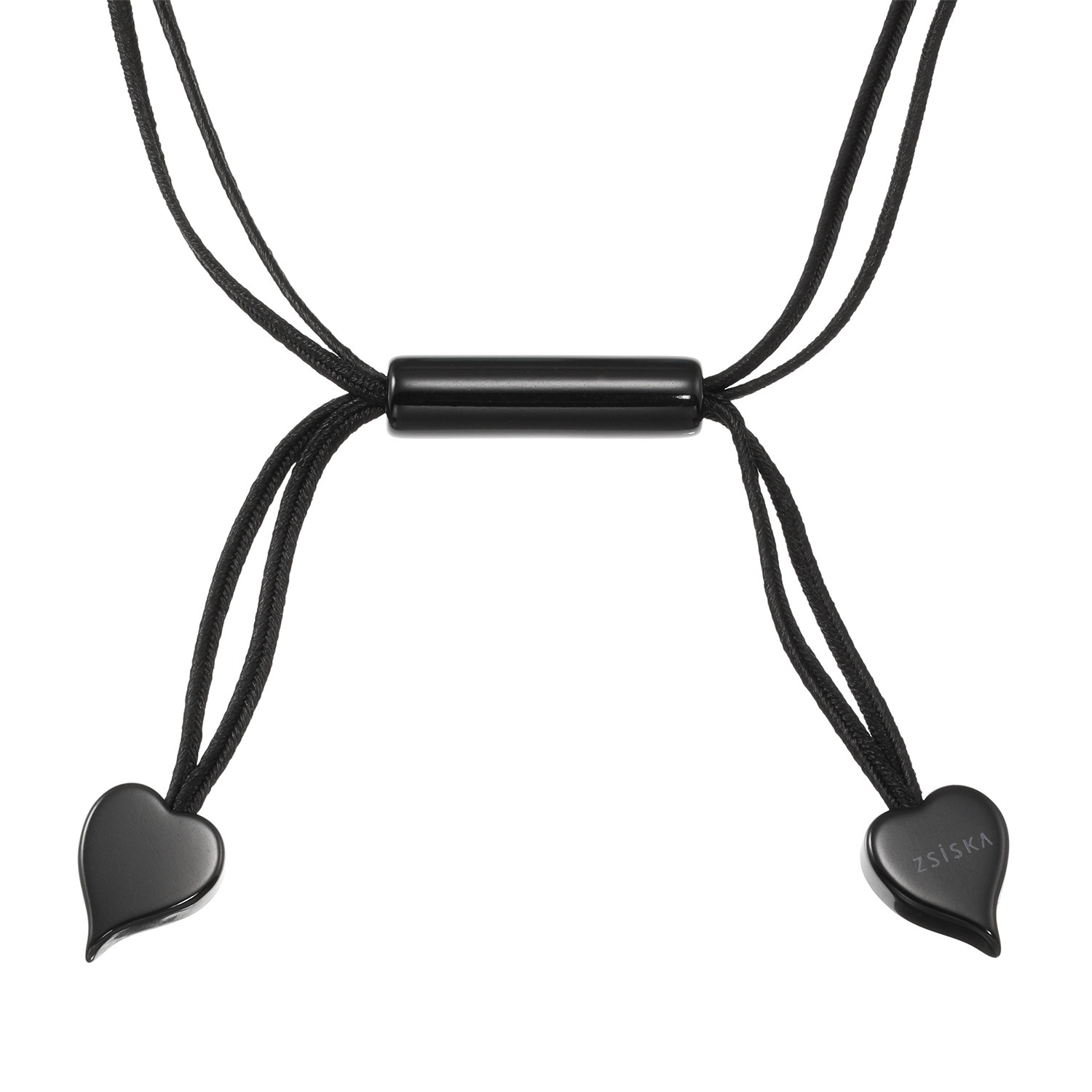 シスカ レジン ラウンドスクエア ロングコードネックレス