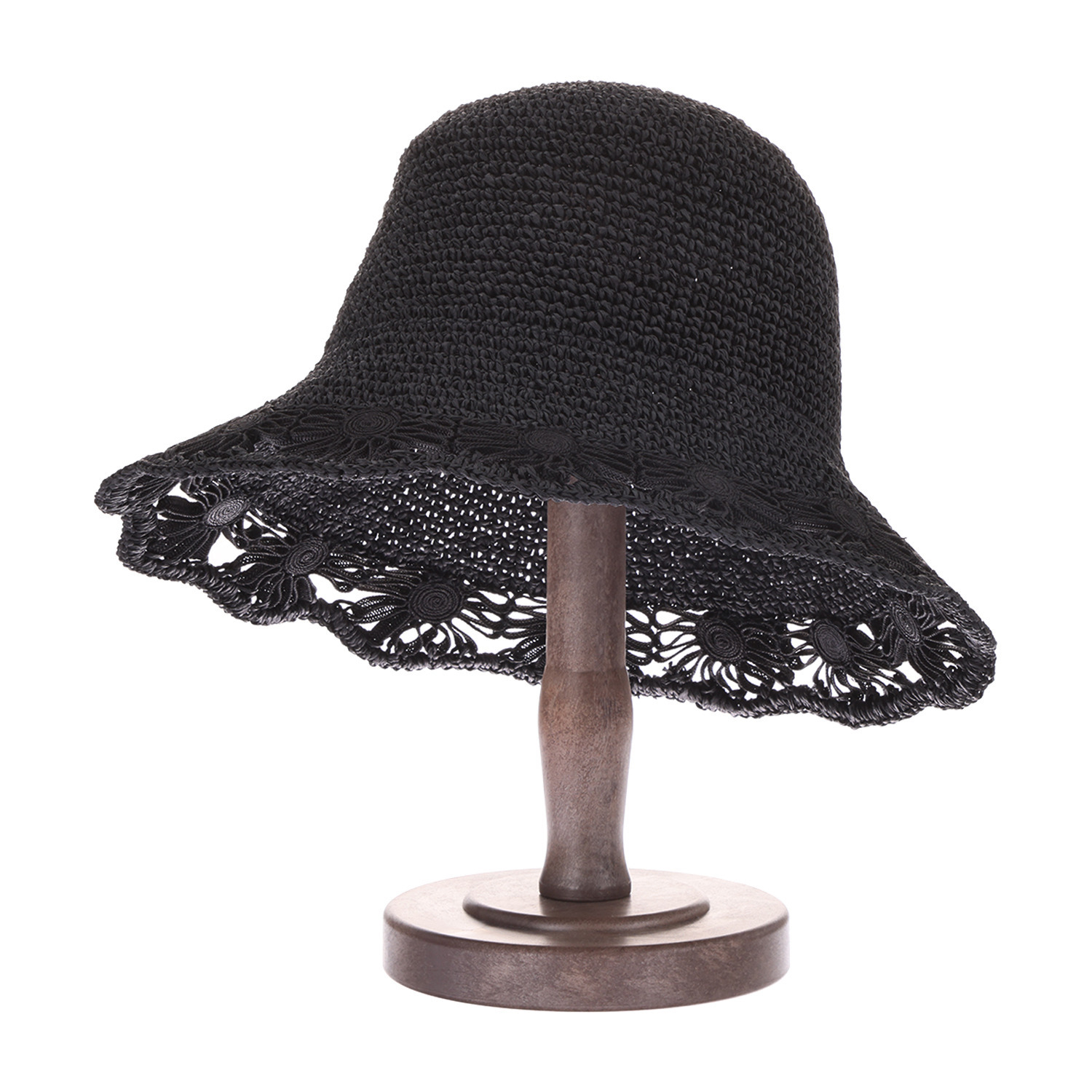 ジョナータ フラワーモティーフ 細手編み クローシュ