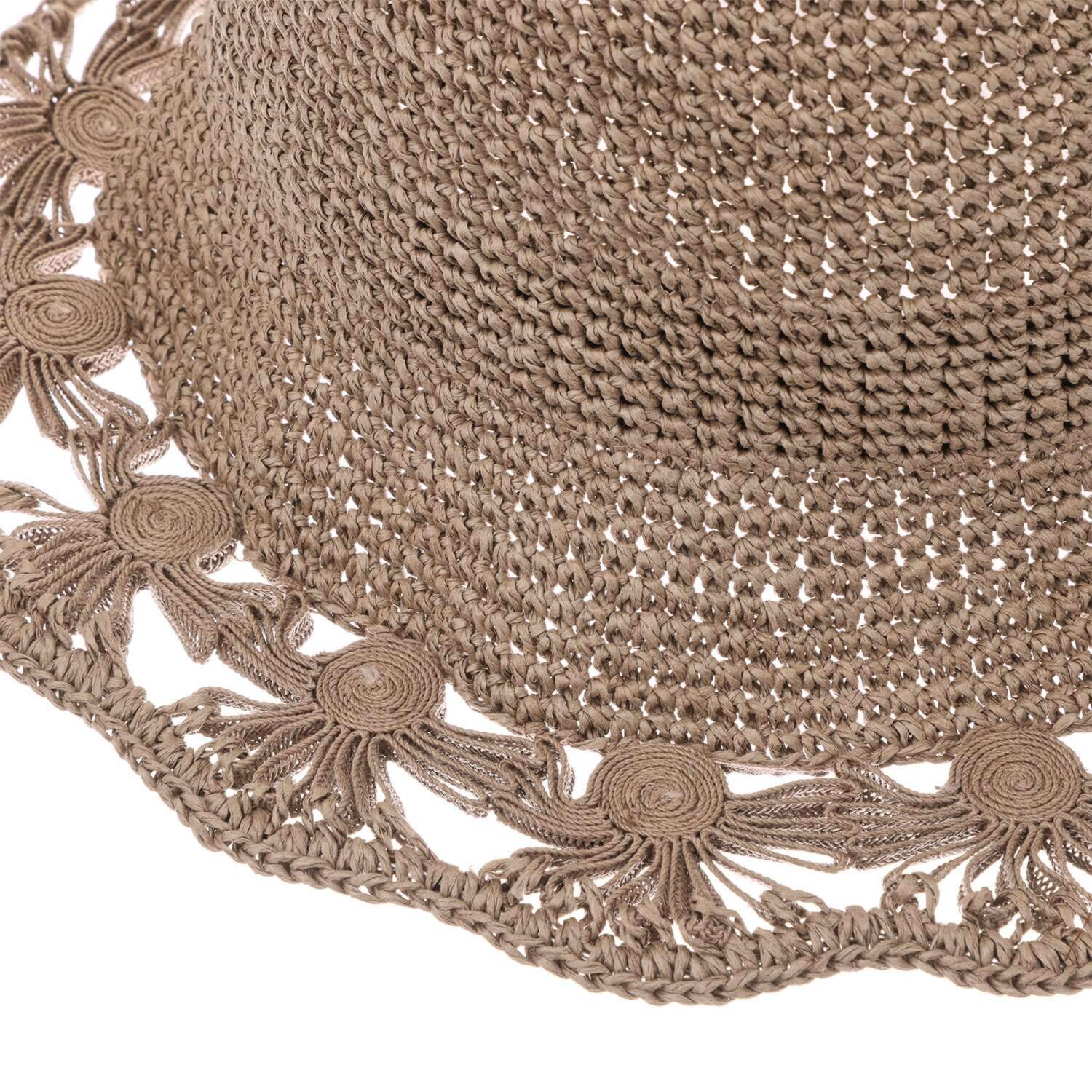 ジョナータ フラワーモティーフ 細手編み クローシュ