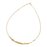 オール　ブランシュ 純金 ツイストペタルネックレス