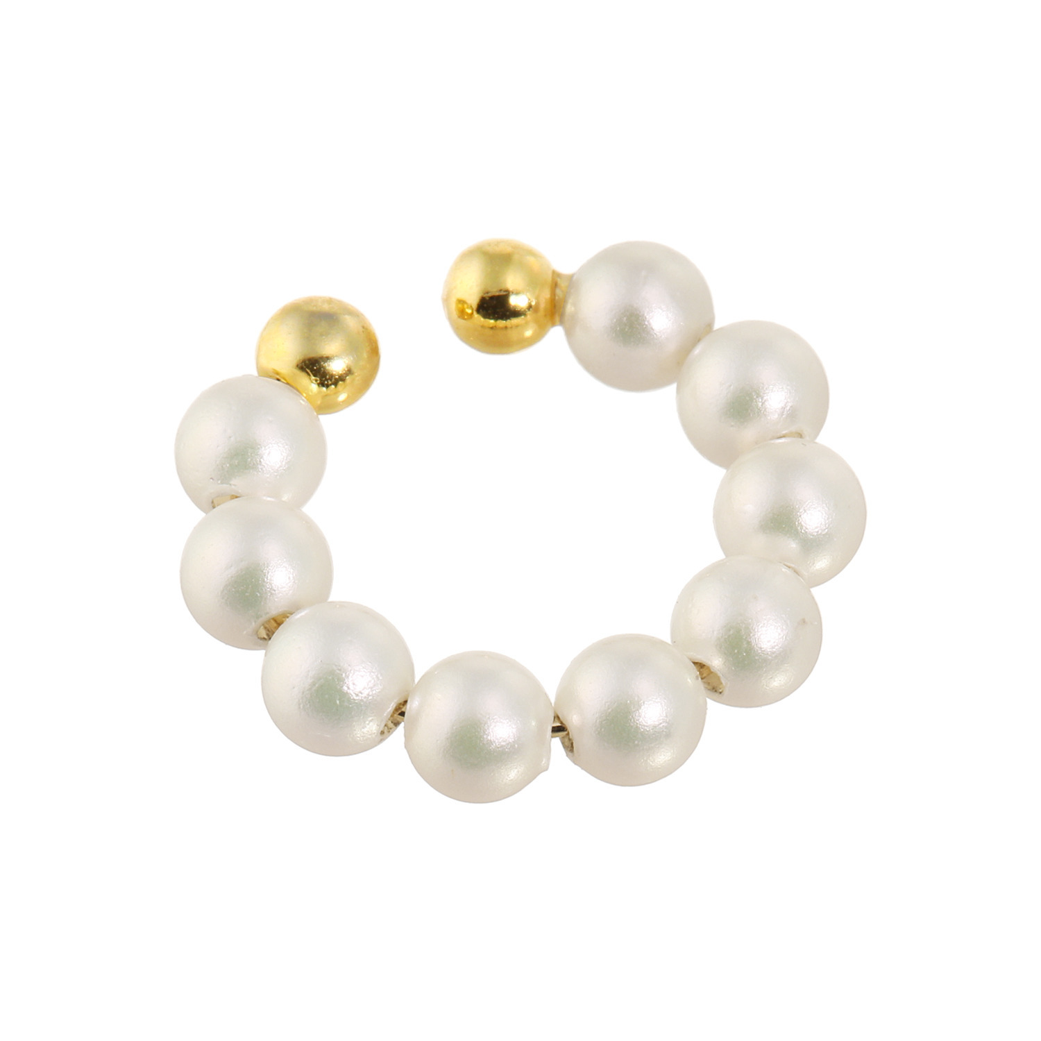 プレミアムパール 泉州の職人技 ベビー貝パール 片側用 イージーイヤーカフ