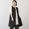 ヨーコモリモト ロング丈で スタイルアップ＆カバー カジュアルデザインベスト