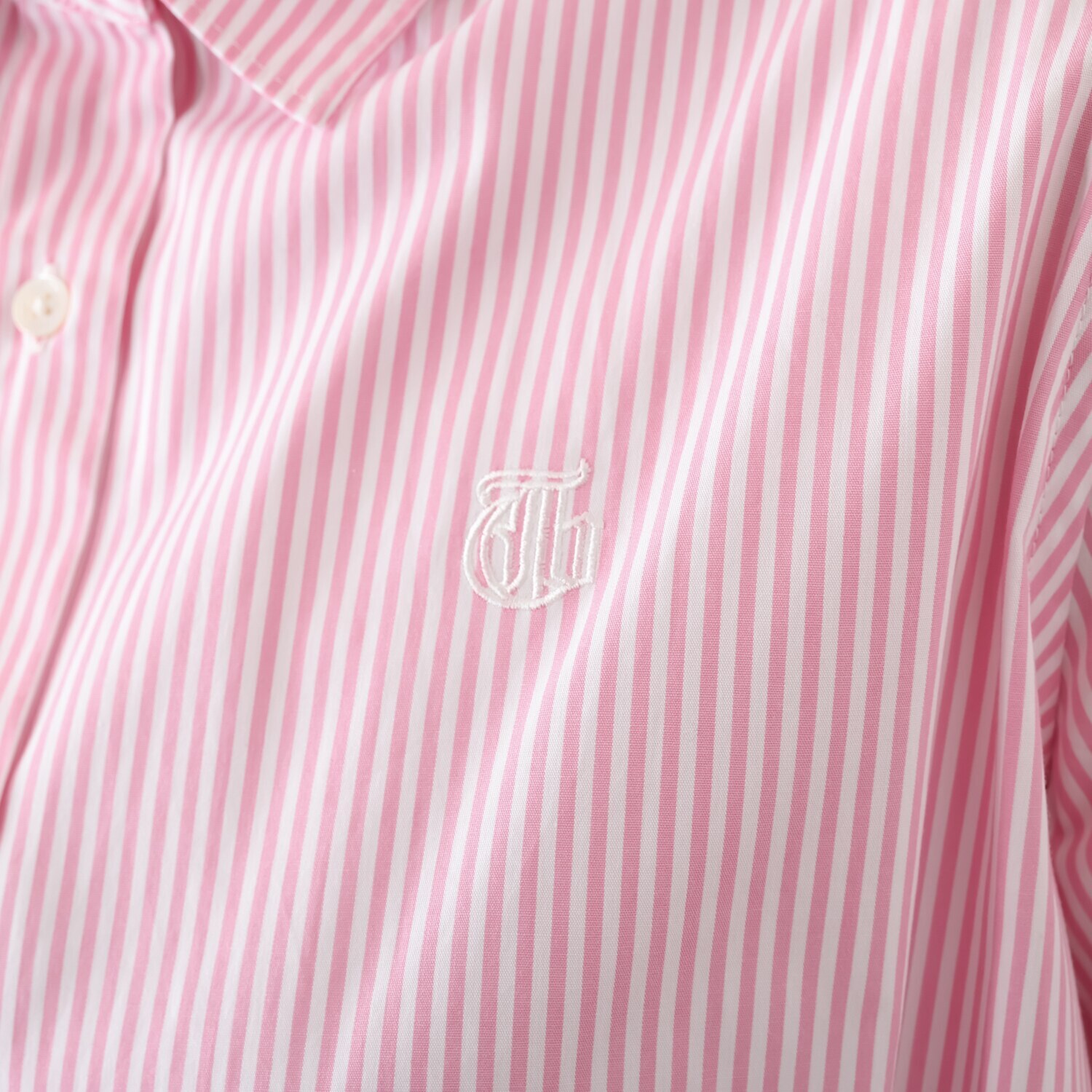 オンザビーバイサマーミー ベーシックを美しく 大人トラッドに装う 刺しゅう入り シャツブラウス