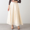 シック　バイ　ネイチャー カットジャガード フレアースカート