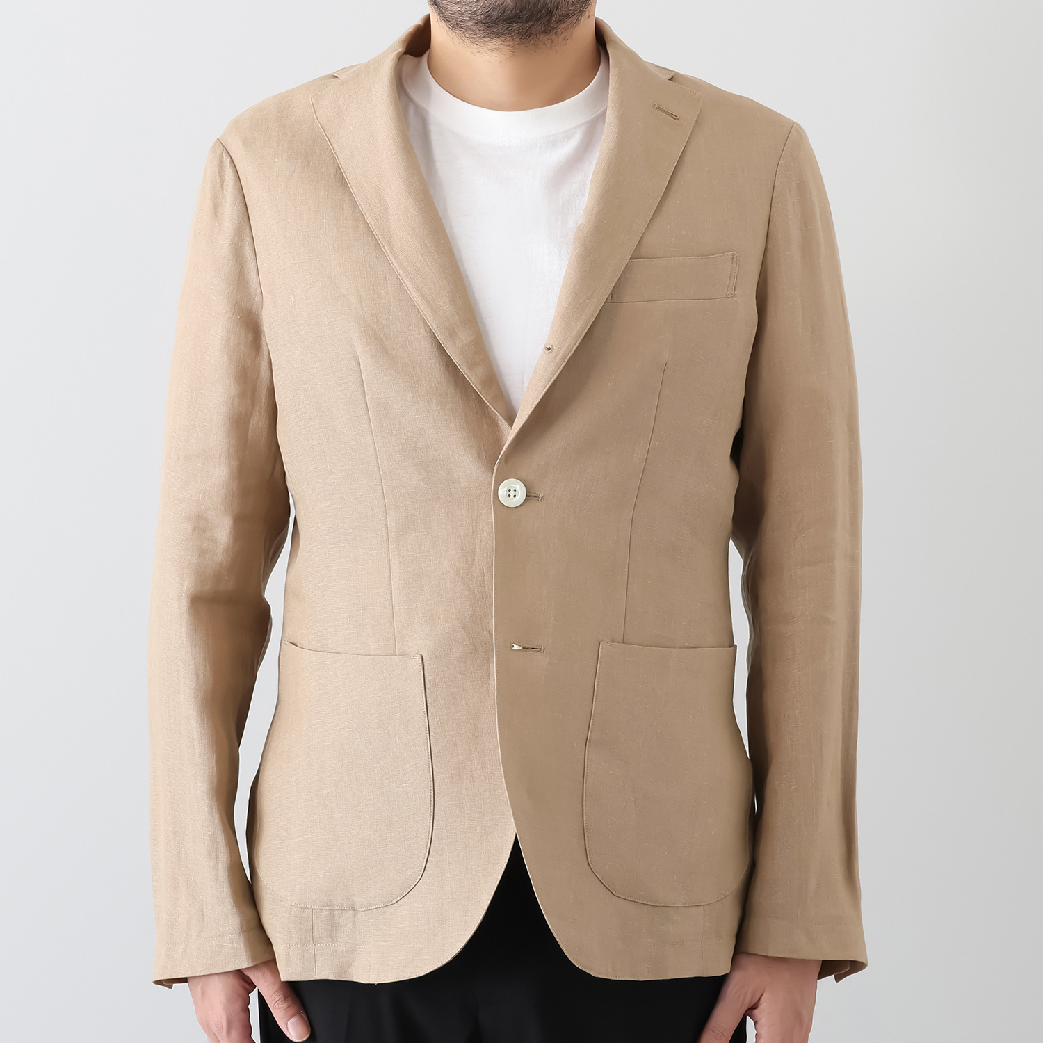 メリオン フランス・ ノルマンディー産 プラチナプレミアムリネン 立体シルエット テーラードジャケット ＜メンズ＞