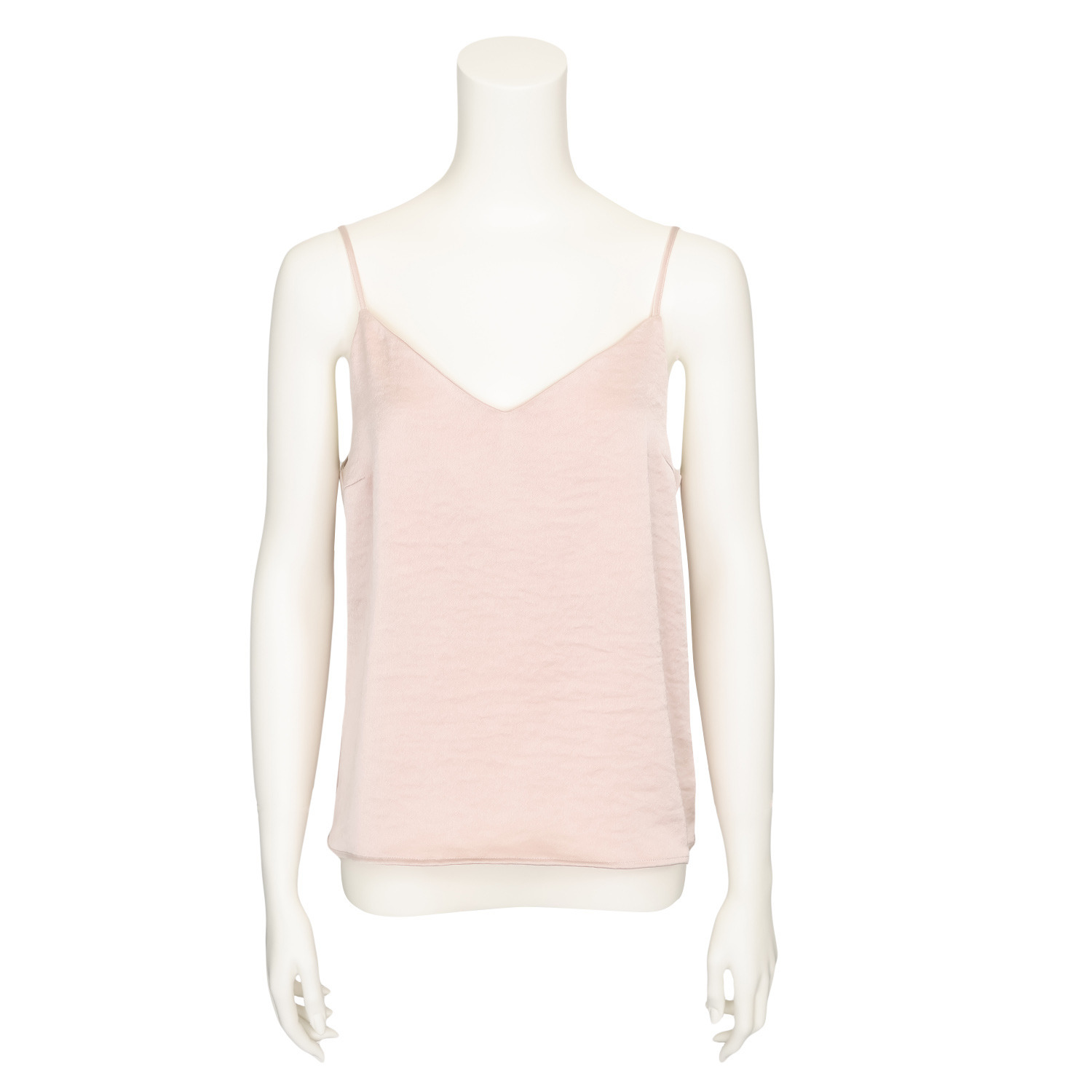 アンドスピカ キャミソール付 レースシャツブラウス