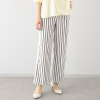アンドスピカ サイドラインアクセント ストライプ ストレートパンツ