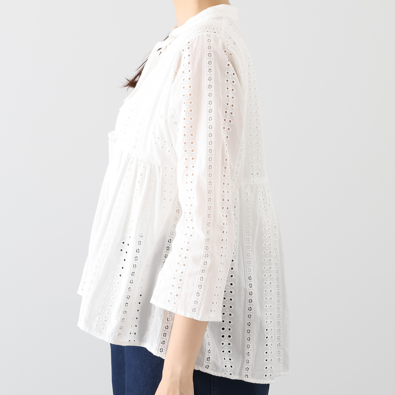 オトナノクラシ 軽やかなレース ラバリジャケット