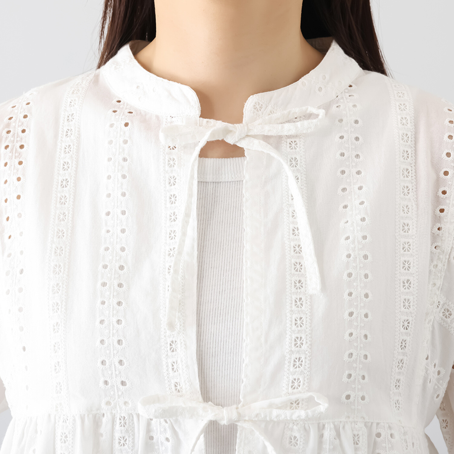 オトナノクラシ 軽やかなレース ラバリジャケット