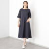 オトナノクラシ Ａライン切替タック ゆるワンピース