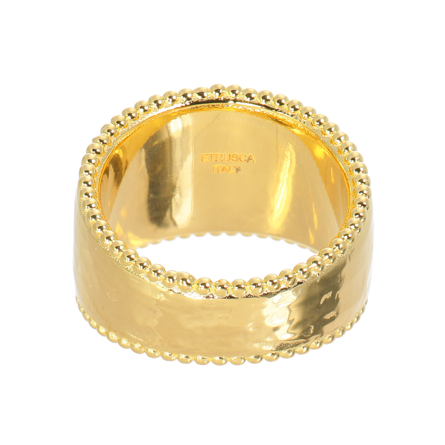 エトルースカ イタリアメイド ハンマーポリッシュ ワイドリング