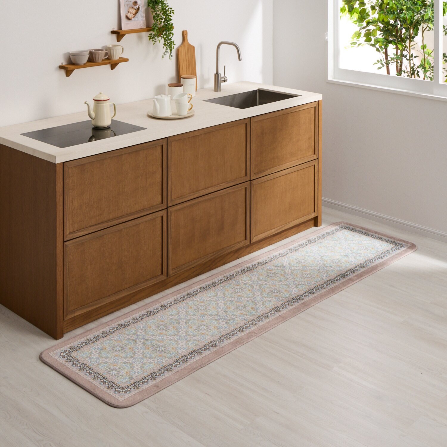 大津毛織 洗える・軽量・コンパクト スーパーファインペイント やわらかロングマット