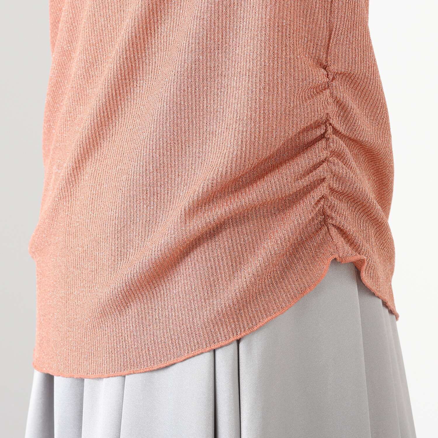 ビーウィズビー ラメ入りニット アレンジカラー キラキラプルオーバー