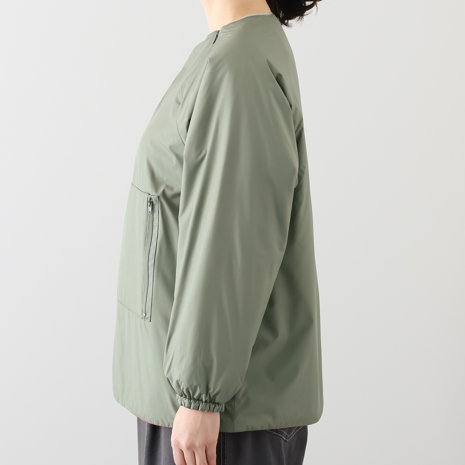 オジョウ あったか 第二のスキン的な 中綿プルオーバー