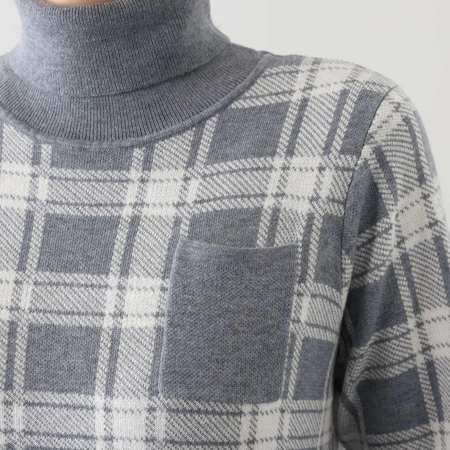 オジョウ モダンアート気分の キャッチーな ニットワンピース