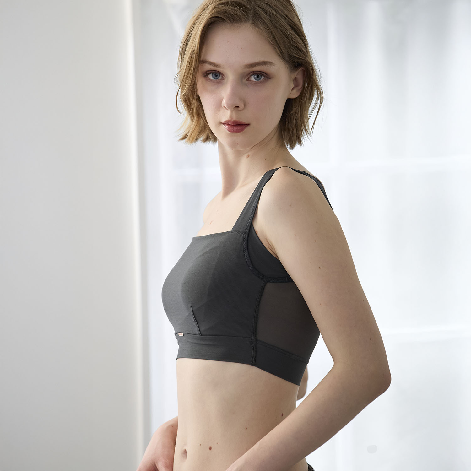 サラコレクション 着ていて気持ちいい 風が通る　ソフトサポート ハーフトップ